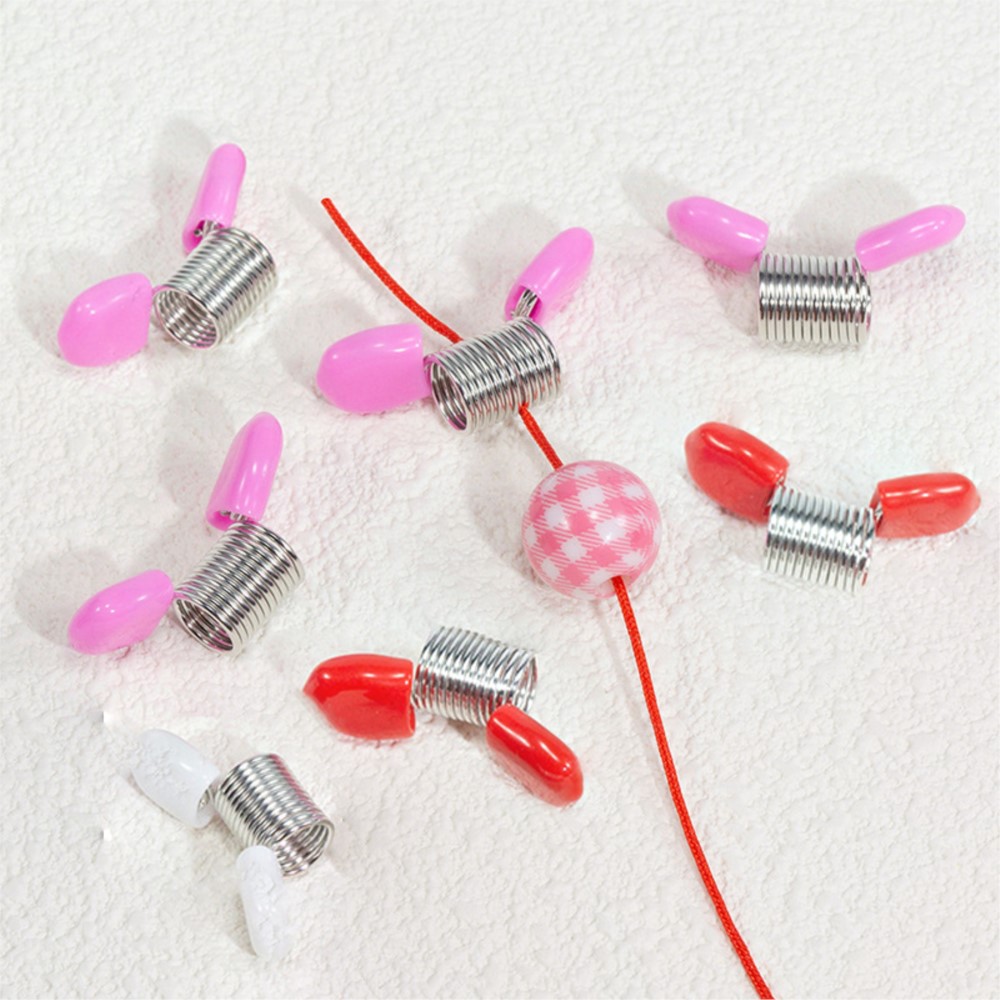 Jewelry Making Beginners - 5pcs Spring Bead Clamps Creative Wire