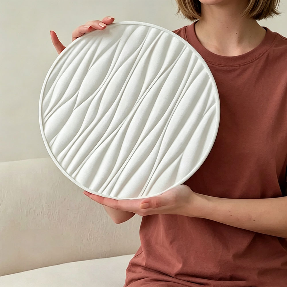 Resin Mold Jewelry - Large Round Tray Silicone Mold Wave