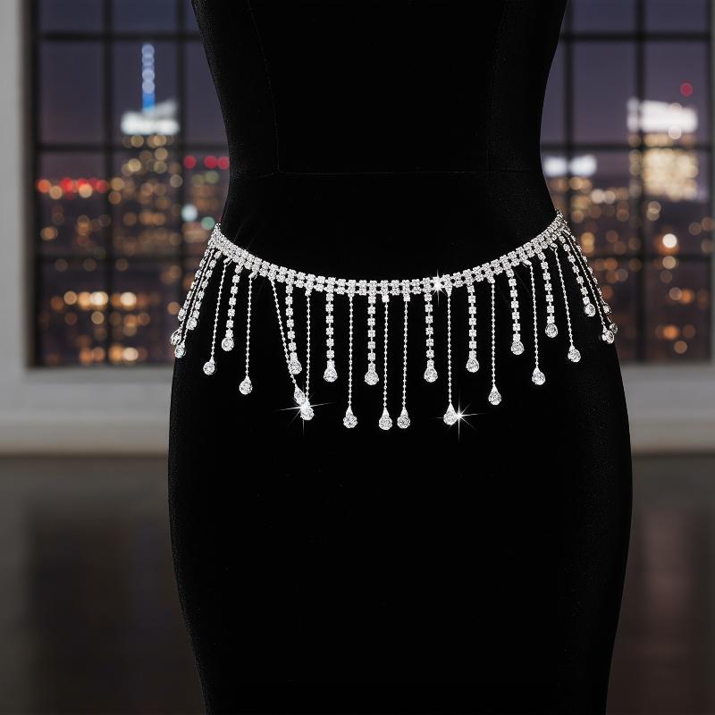 Sparkling Rhinestone Tassel Tr - Jewelry Making Party For Adults ulasan dan harga