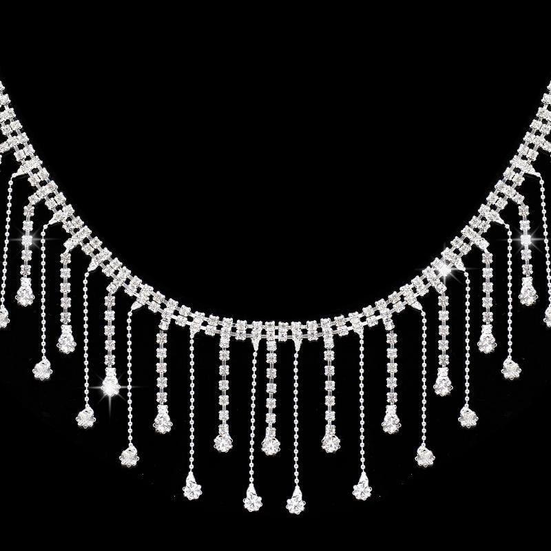 Sparkling Rhinestone Tassel Tr - Jewelry Making Party For Adults ulasan dan harga