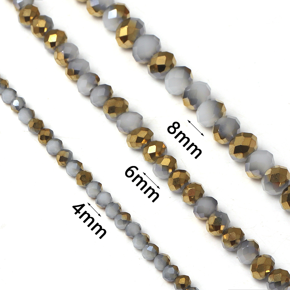 4/6/8mm Faceted Crystal Beads  - Jewelry Making Beginners ulasan dan harga