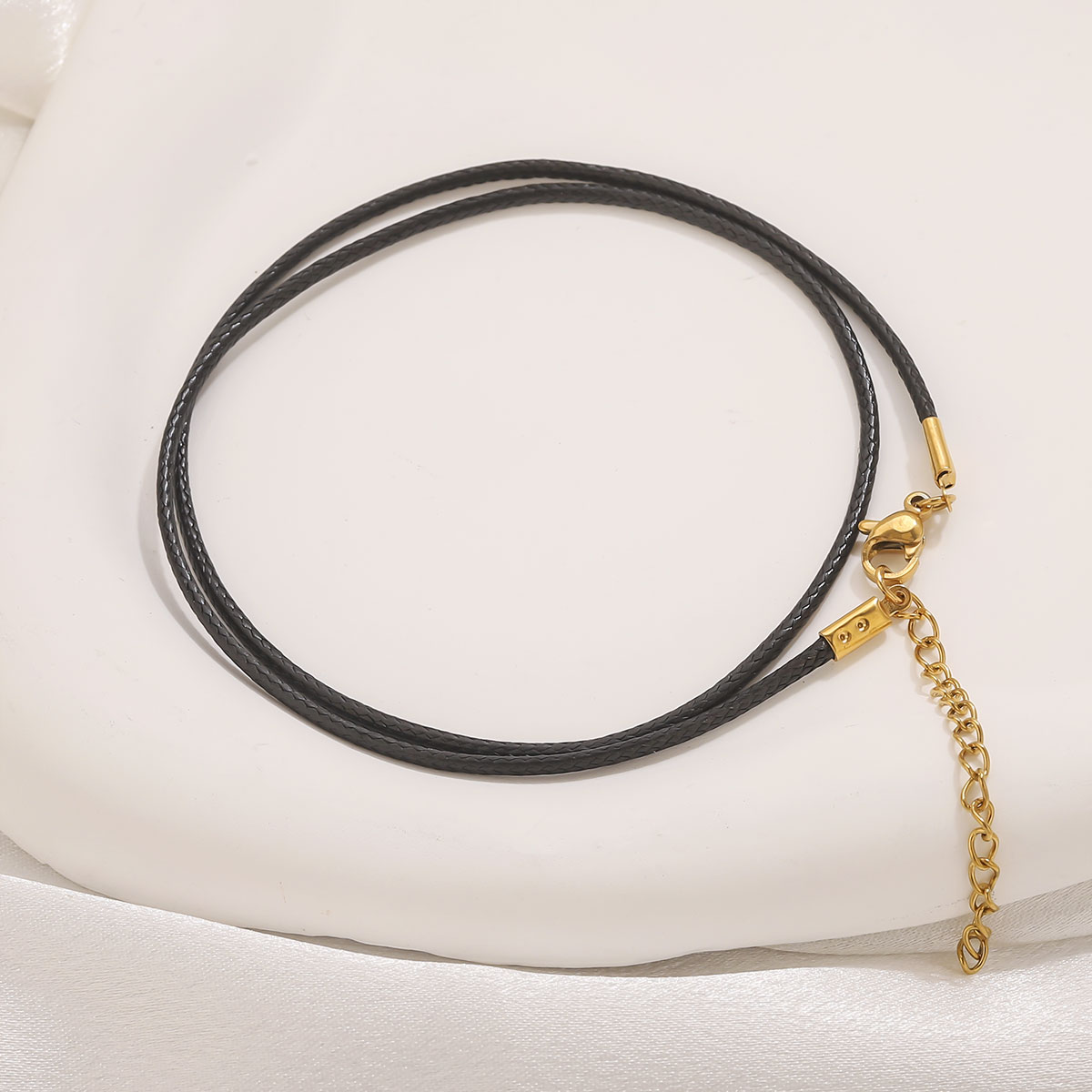 5pcs Leather Cord Necklace Wit - Jewelry Making Wax ulasan dan harga