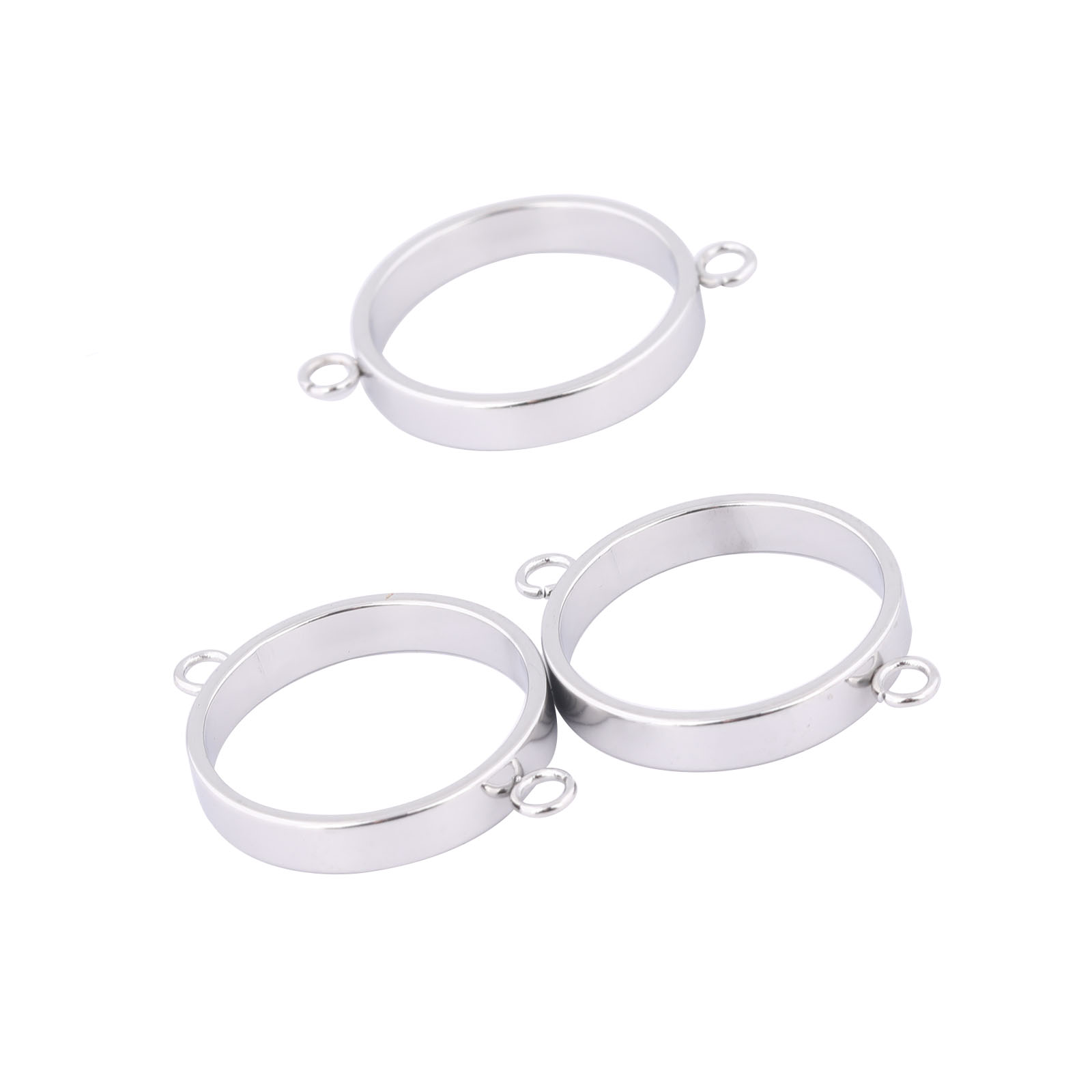 10pcs Stainless Steel 14mm Ope - Pendant Blank Bezel ulasan dan harga