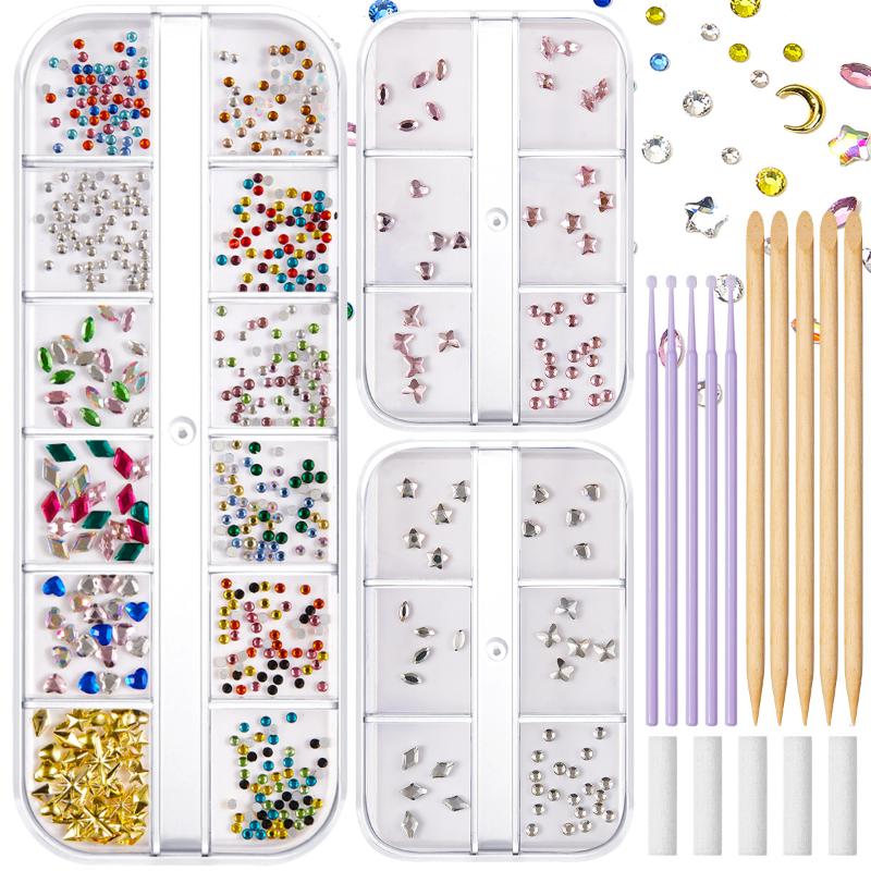 1 Set Dental Tooth Gems Crysta - Jewelry Making Tool Kit ulasan dan harga