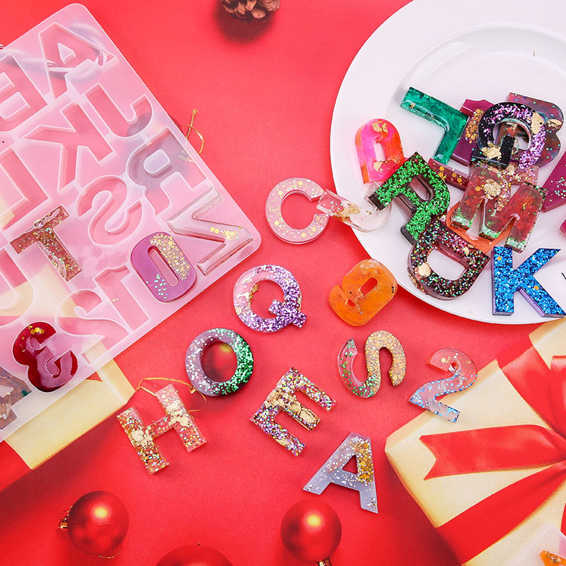 Alphabet Epoxy Resin Mold Kit  - Jewelry Making Online ulasan dan harga