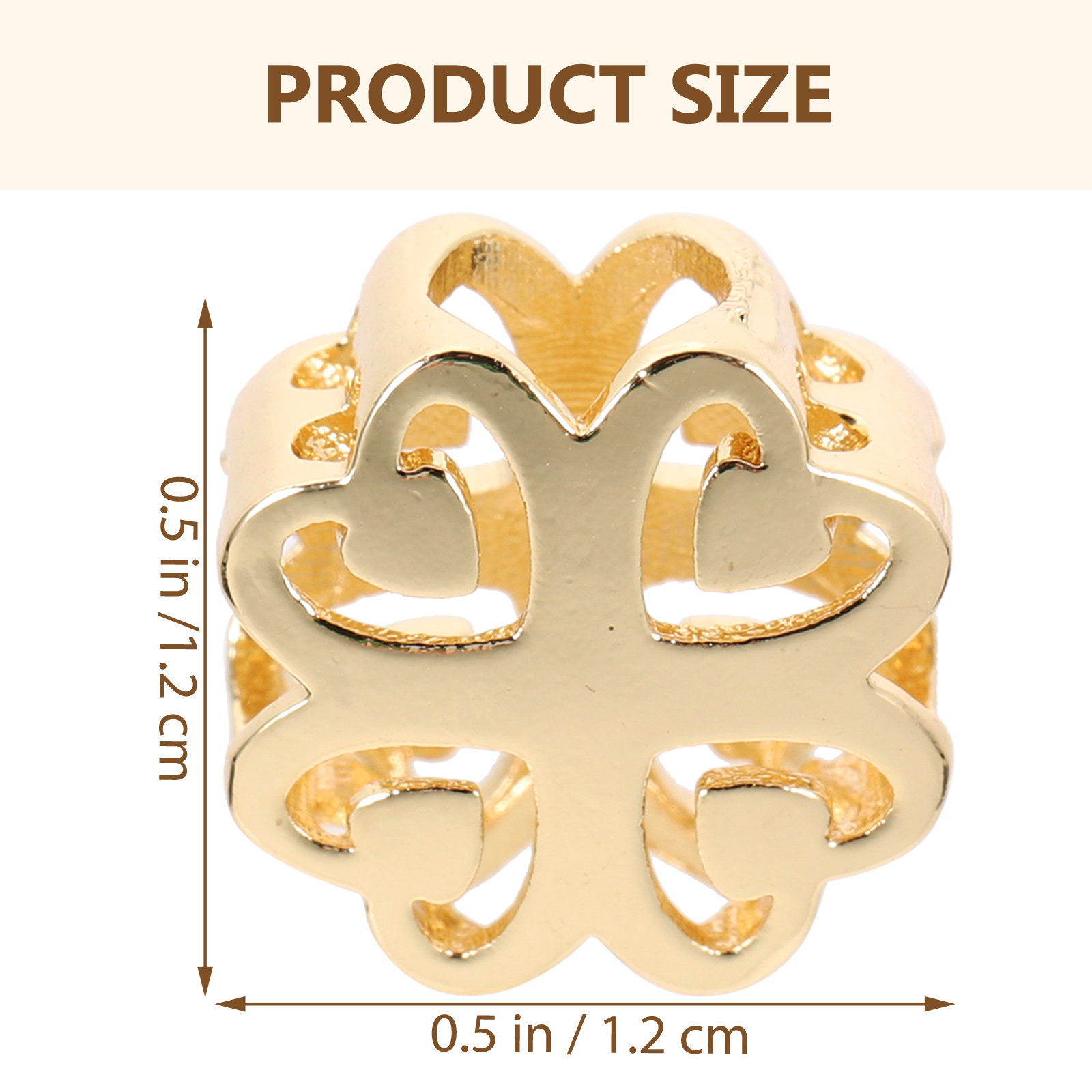 5Pcs Copper Beads Gold Plated  - Jewelry Making Ideas With Beads ulasan dan harga