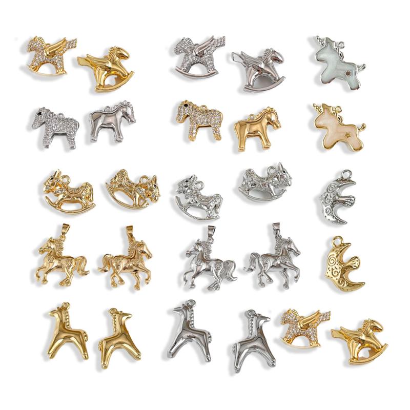 [HS][LA]1PC Pony Pendants Anim - Jewelry Making In La ulasan dan harga