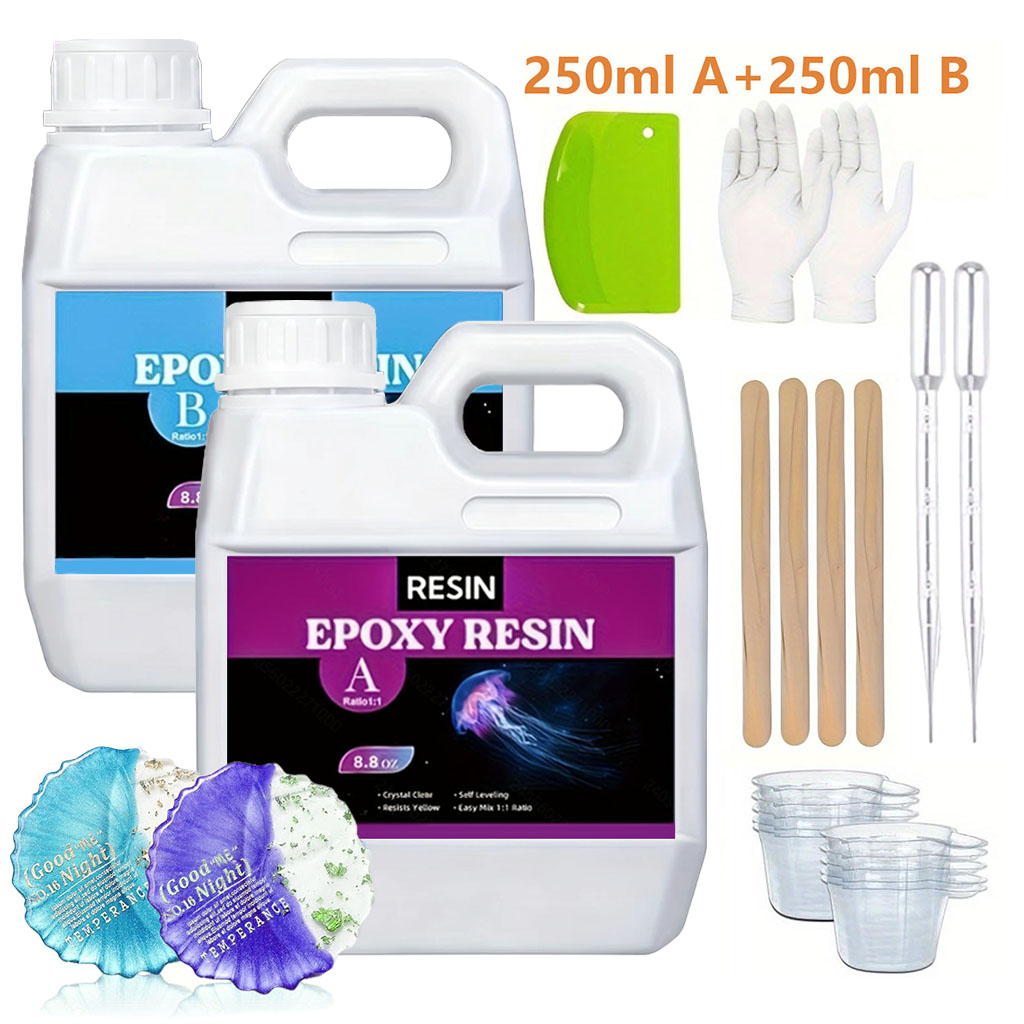 125ml/250ml Crystal Clear Cast - Resin Mold Jewelry ulasan dan harga