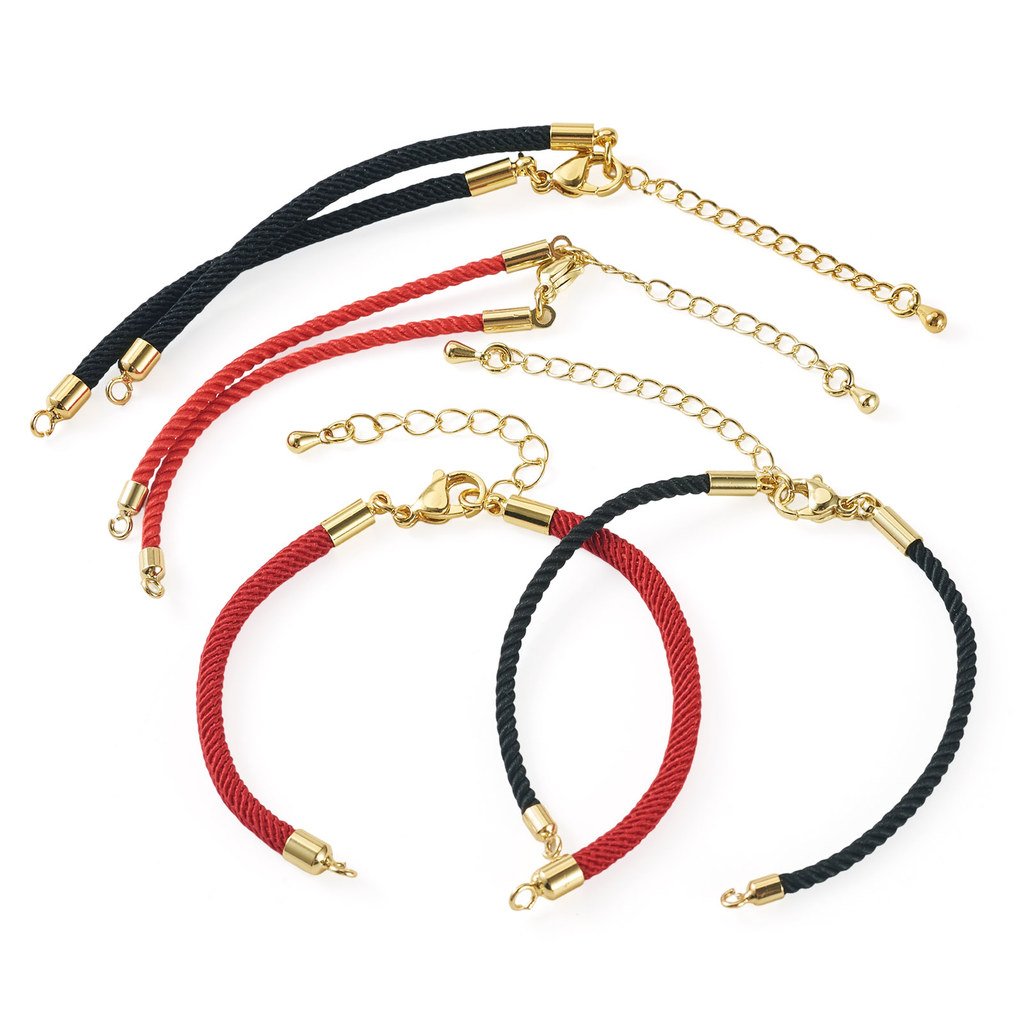 4Pcs Adjustable Nylon Milan Co - Jewelry Making For Couples ulasan dan harga