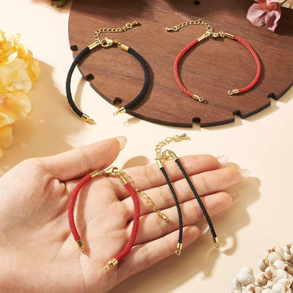 4Pcs Adjustable Nylon Milan Co - Jewelry Making For Couples ulasan dan harga
