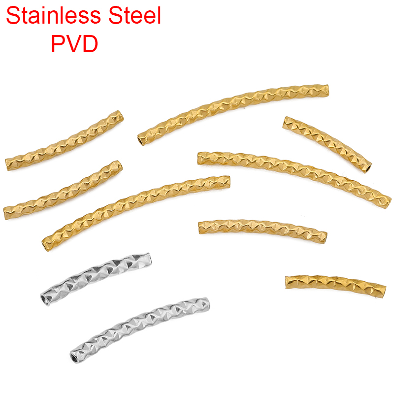10pcs PVD Stainless Steel Curv - Jewelry Making Youtube ulasan dan harga