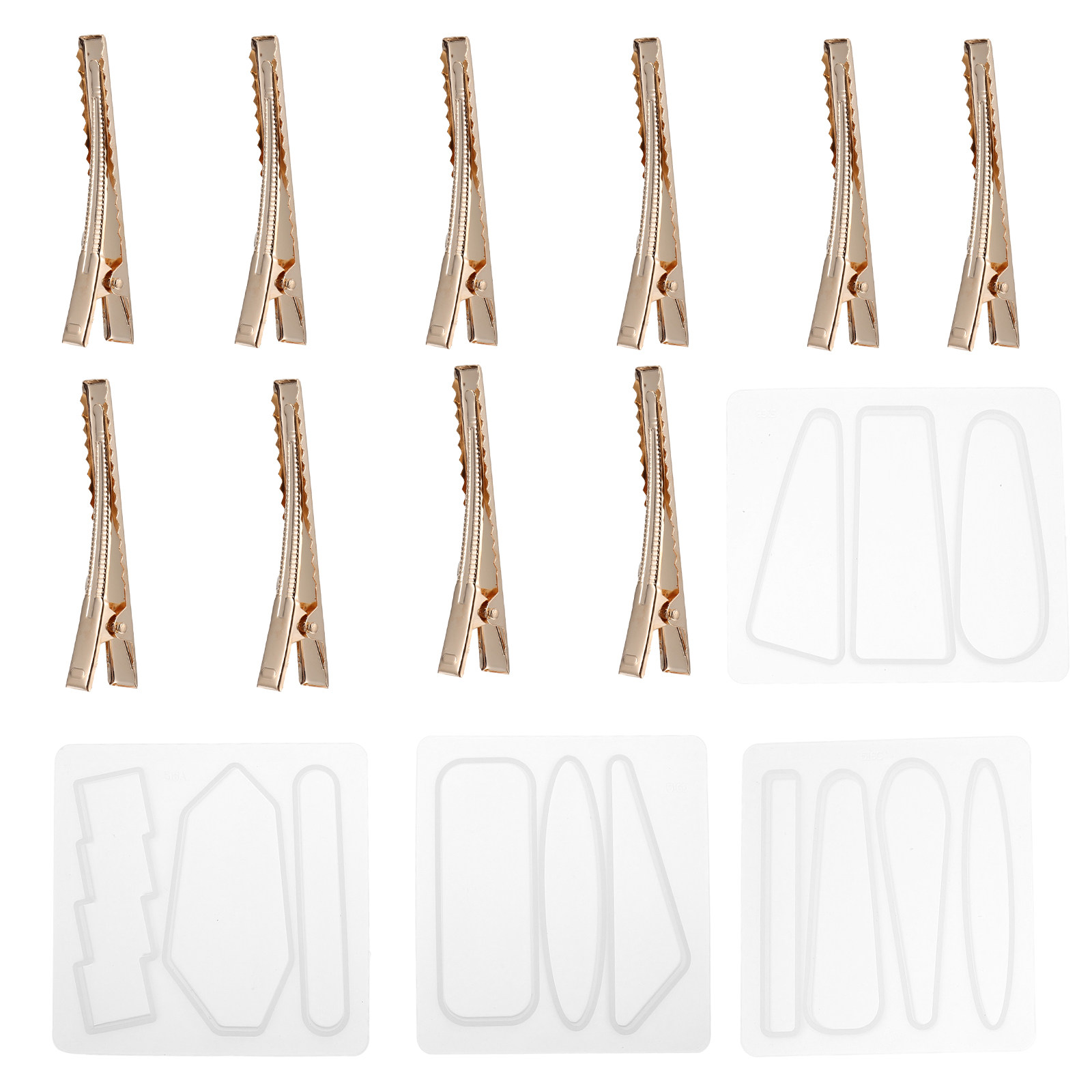 14Pcs Hairpin Silicone Mold Re - Resin Mold Jewelry ulasan dan harga