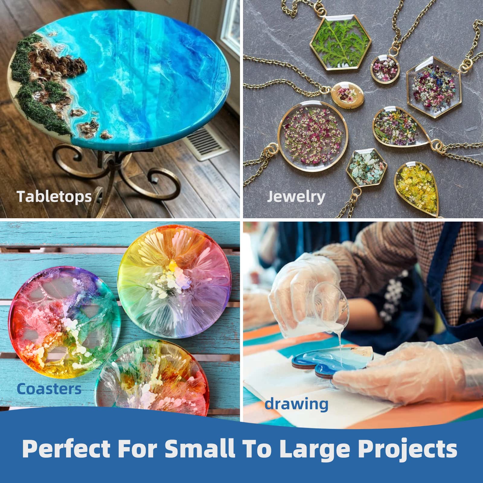 250ml-1000ml Epoxy Resin Casti - Jewelry Making Online ulasan dan harga