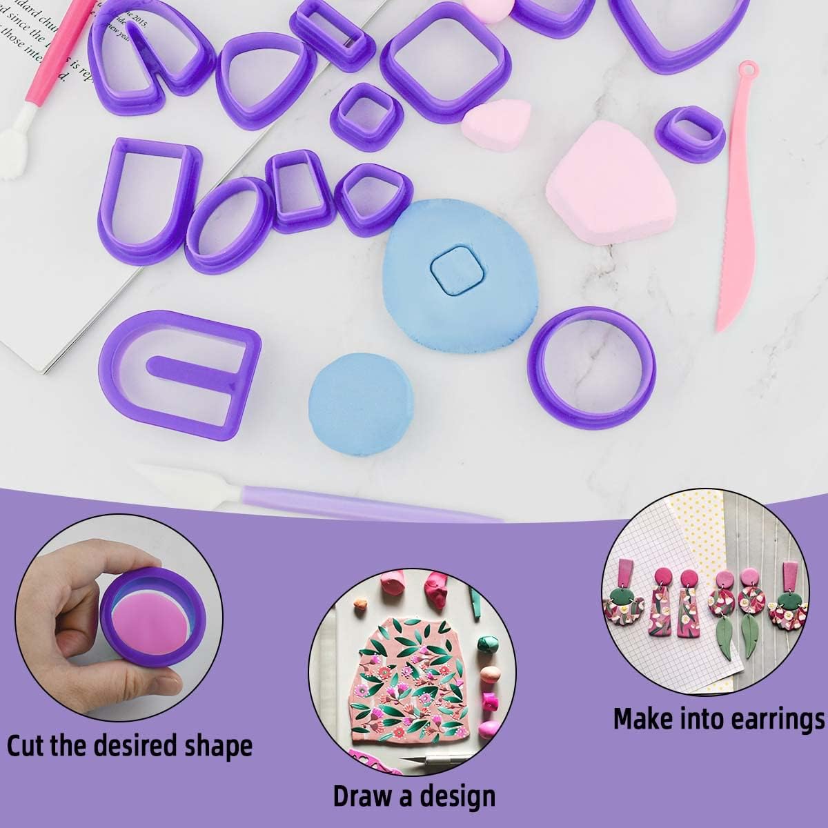 Polymer Clay Earring Making Ki - Jewelry Making Tool Kit ulasan dan harga