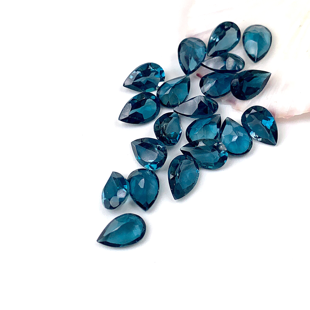 20pcs Real Natural Stone Pear  - Jewelry Making London ulasan dan harga