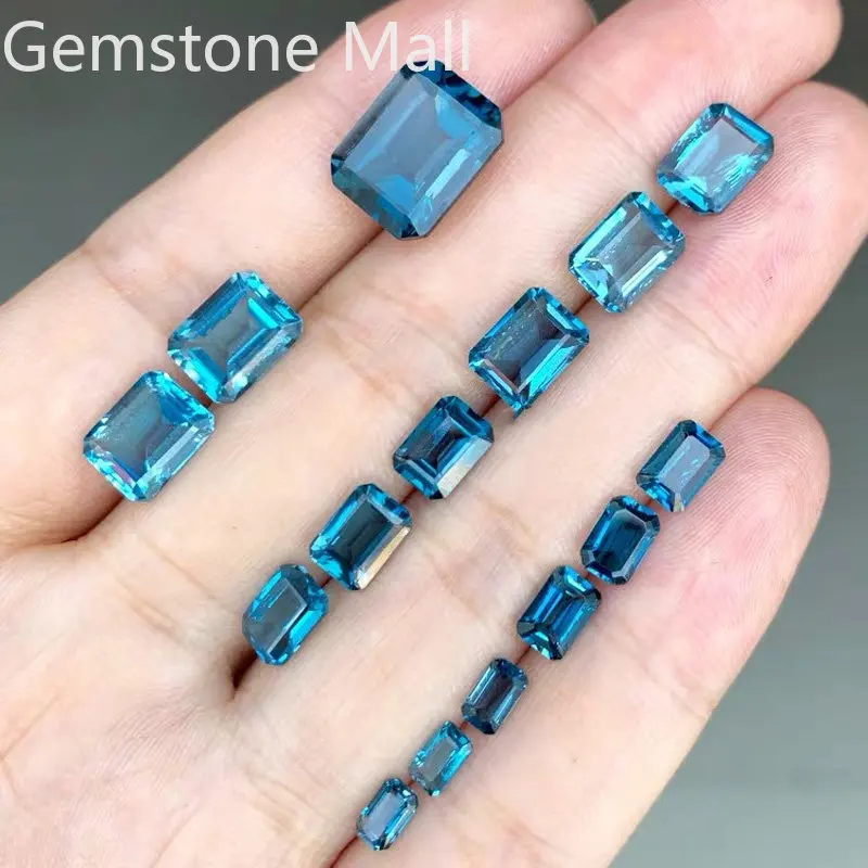 Emerald Cut Natural Topaz 4mm* - Jewelry Making London ulasan dan harga