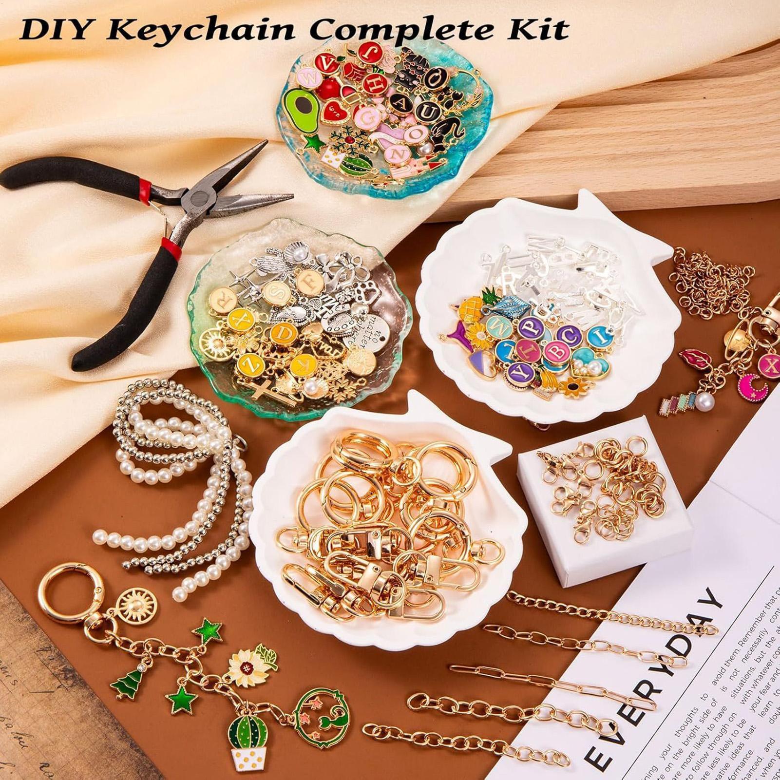 325 Pieces Bag Charm Keychain  - Jewelry Making Party For Adults ulasan dan harga
