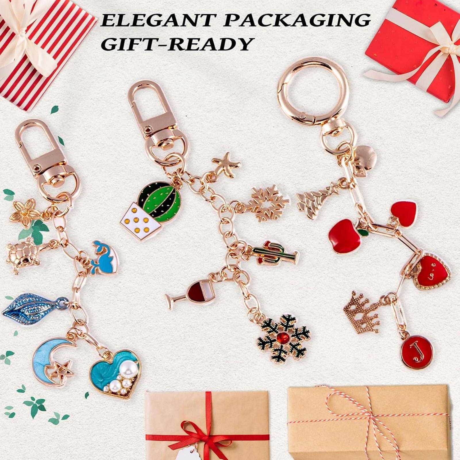 325 Pieces Bag Charm Keychain  - Jewelry Making Party For Adults ulasan dan harga