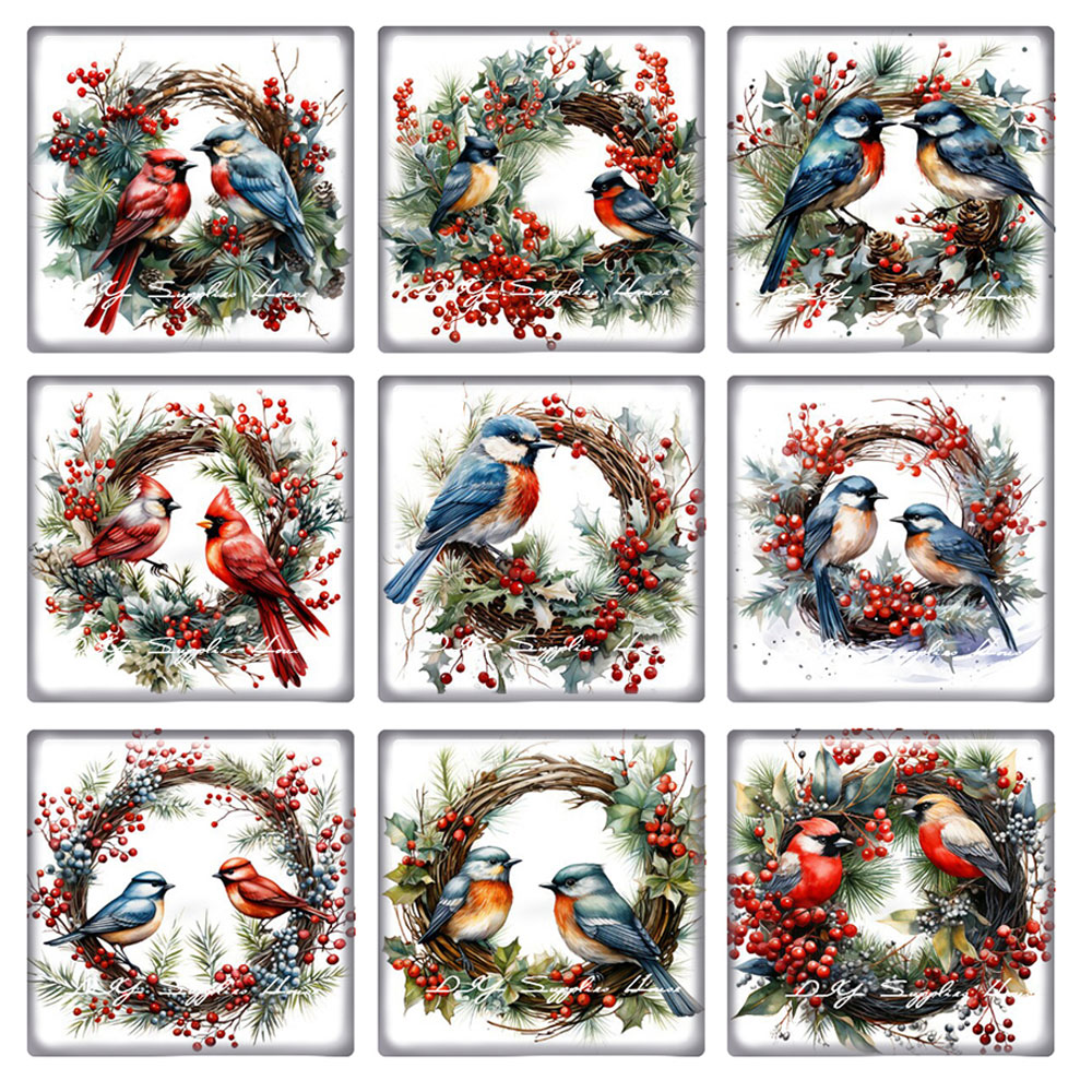 10pcs/lots Christmas X-mas Cou - Jewelry Making For Couples ulasan dan harga