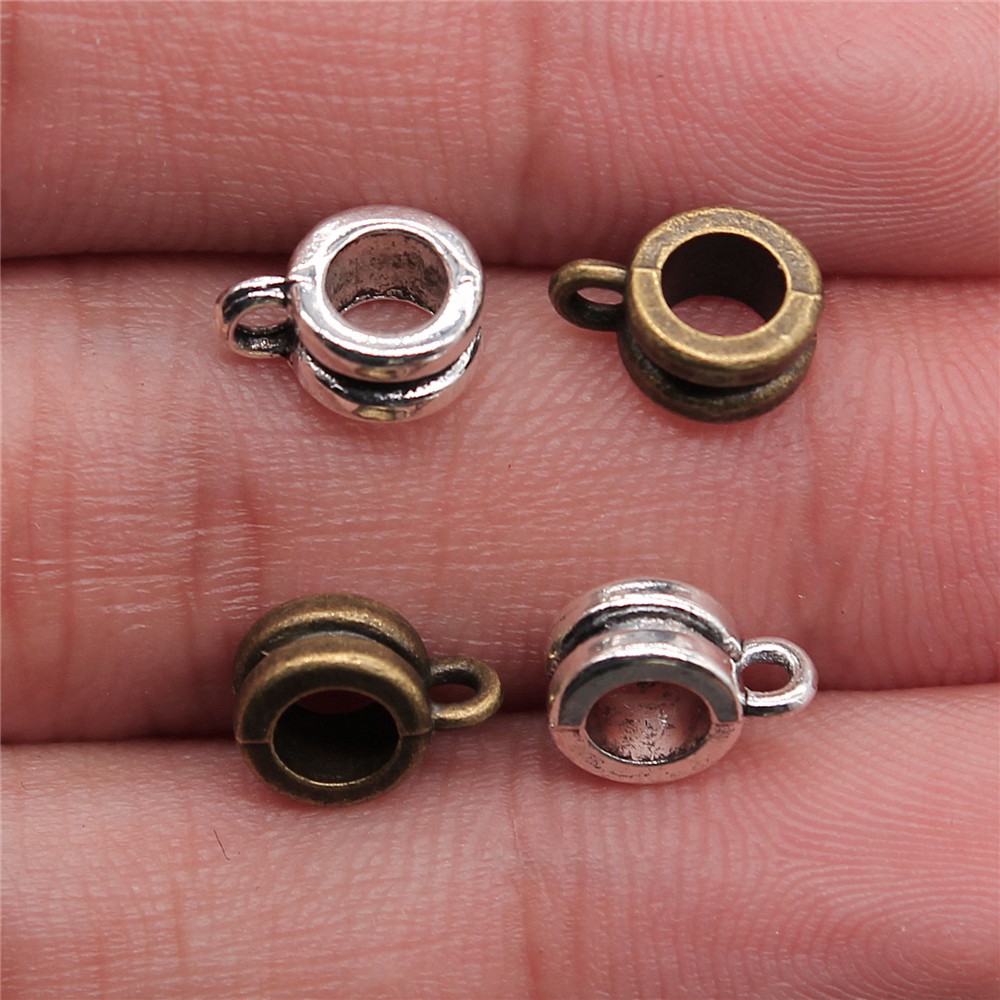 Double Hollow Heart Large Hole - Jewelry Making For Couples ulasan dan harga