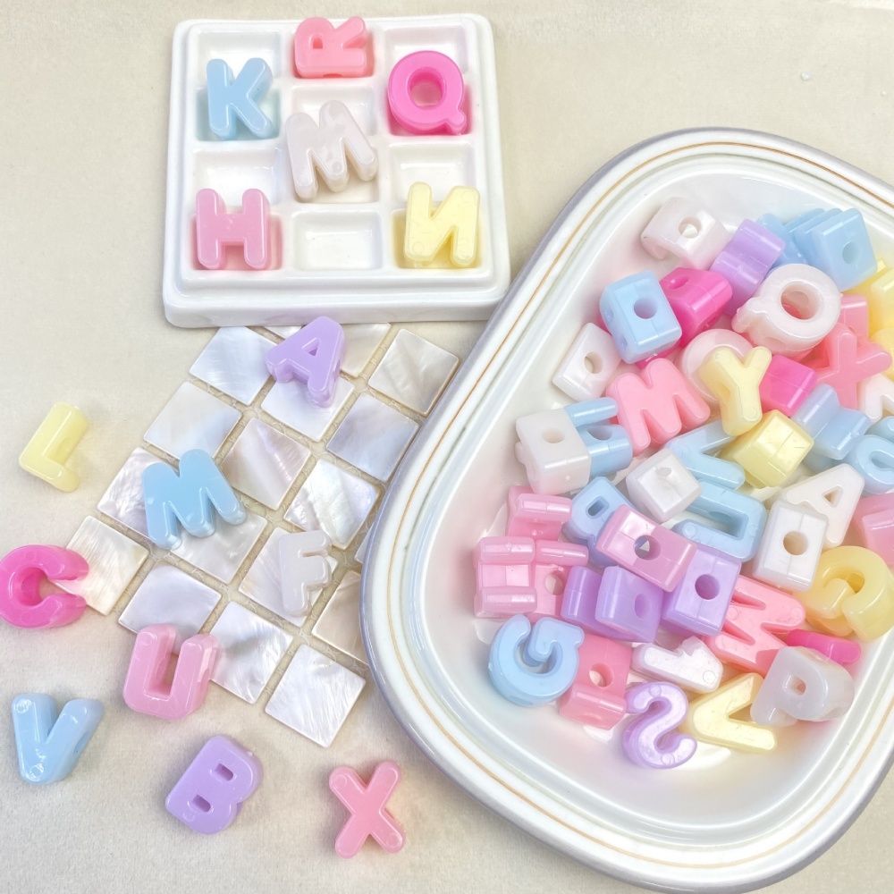 10/50/100PCS 14-20mm Acrylic L - Jewelry Making Online ulasan dan harga