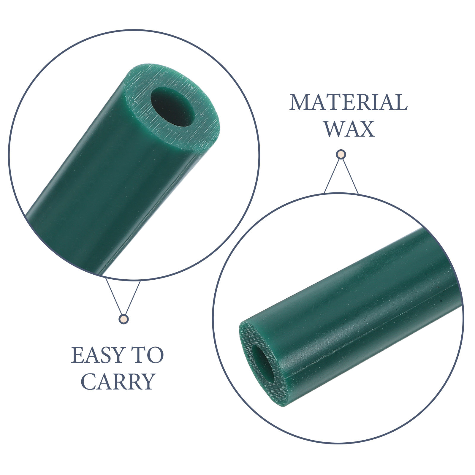 Green Carving Wax Hollow Tube  - Jewelry Making Wax ulasan dan harga
