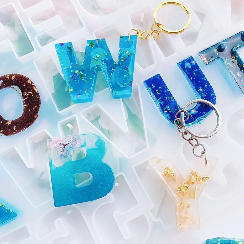 Alphabet Epoxy Resin Silicone  - Resin Mold Jewelry ulasan dan harga