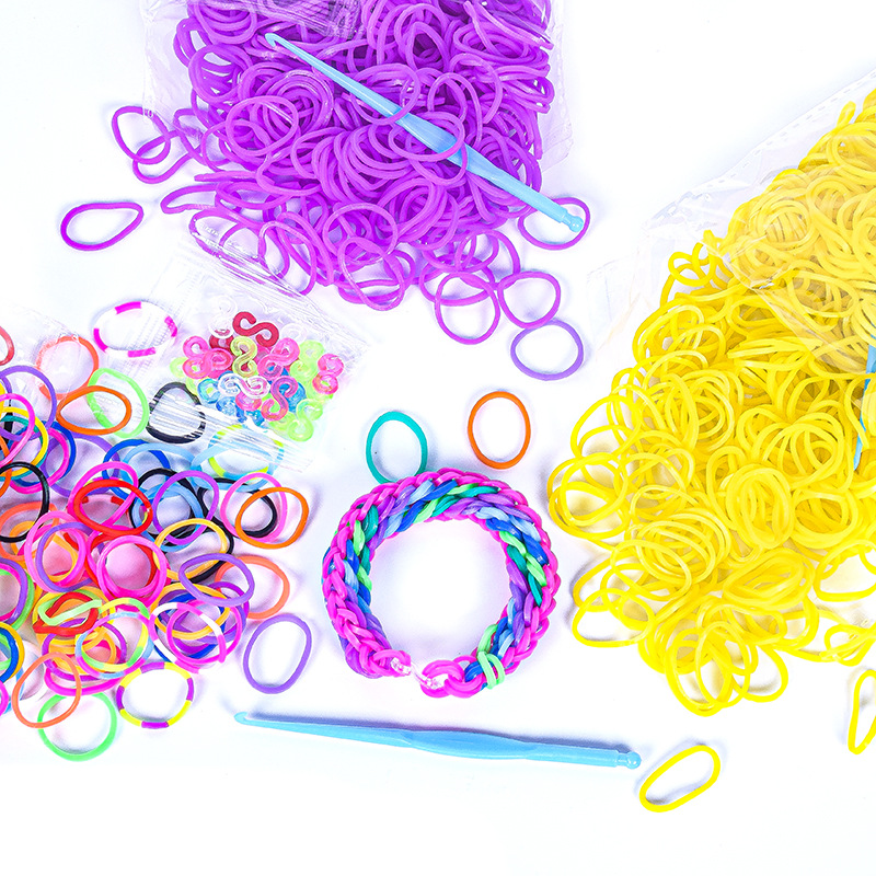600 pieces Colorful Rubber Ban - Jewelry Making Online ulasan dan harga