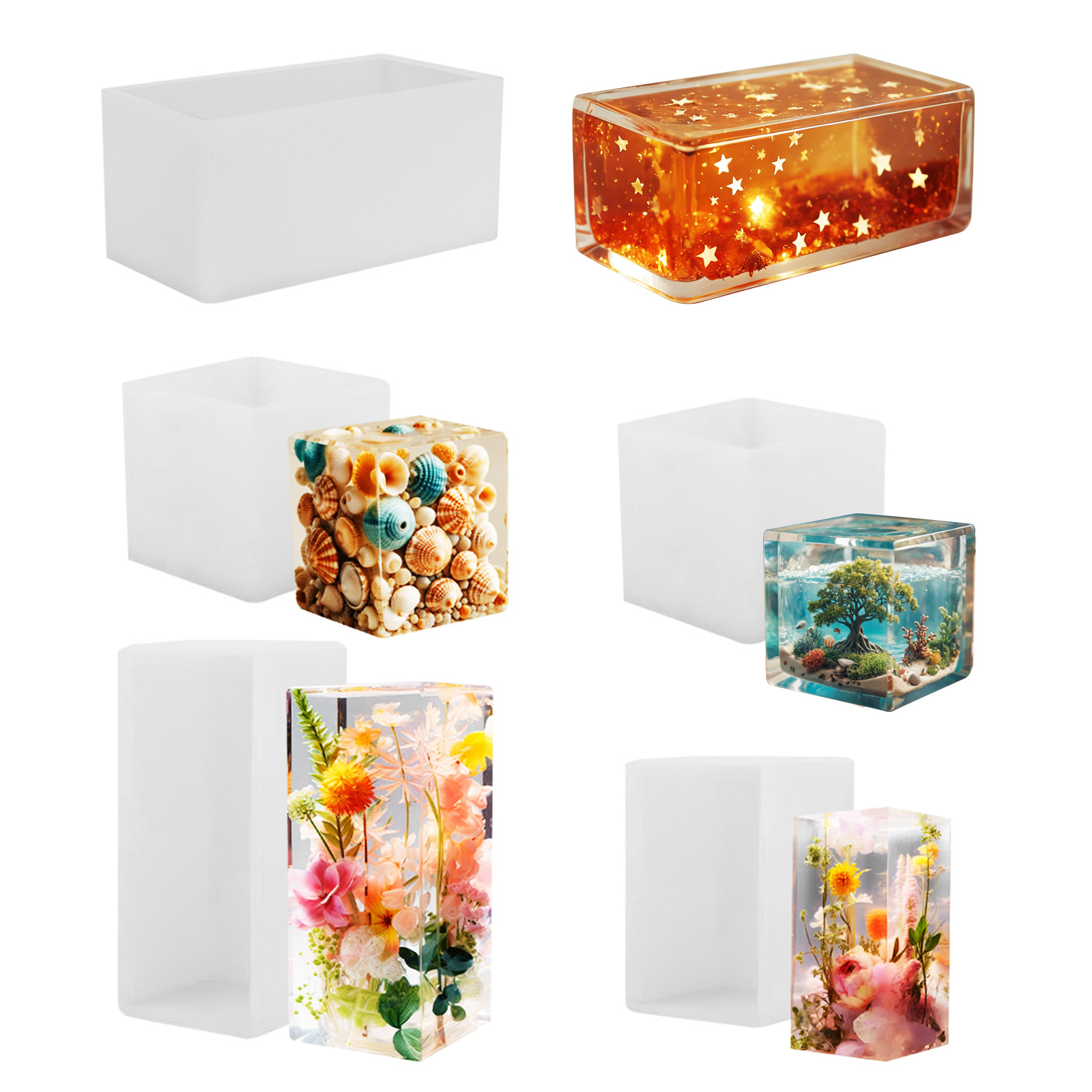 Epoxy Casting Mold Silicone Mo - Resin Mold Jewelry ulasan dan harga