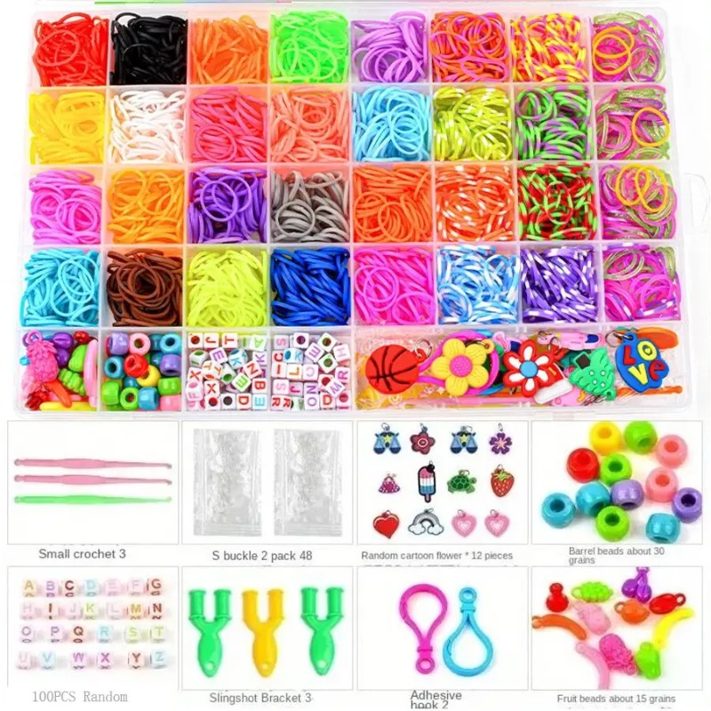 4300pcs+ 32Colour Vibrant Colo - Jewelry Making Online ulasan dan harga