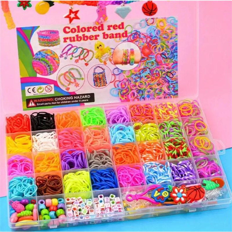 4300pcs+ 32Colour Vibrant Colo - Jewelry Making Online ulasan dan harga