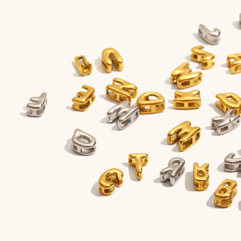 La.Muses 26 Letter Hollow Bead - Jewelry Making In La ulasan dan harga