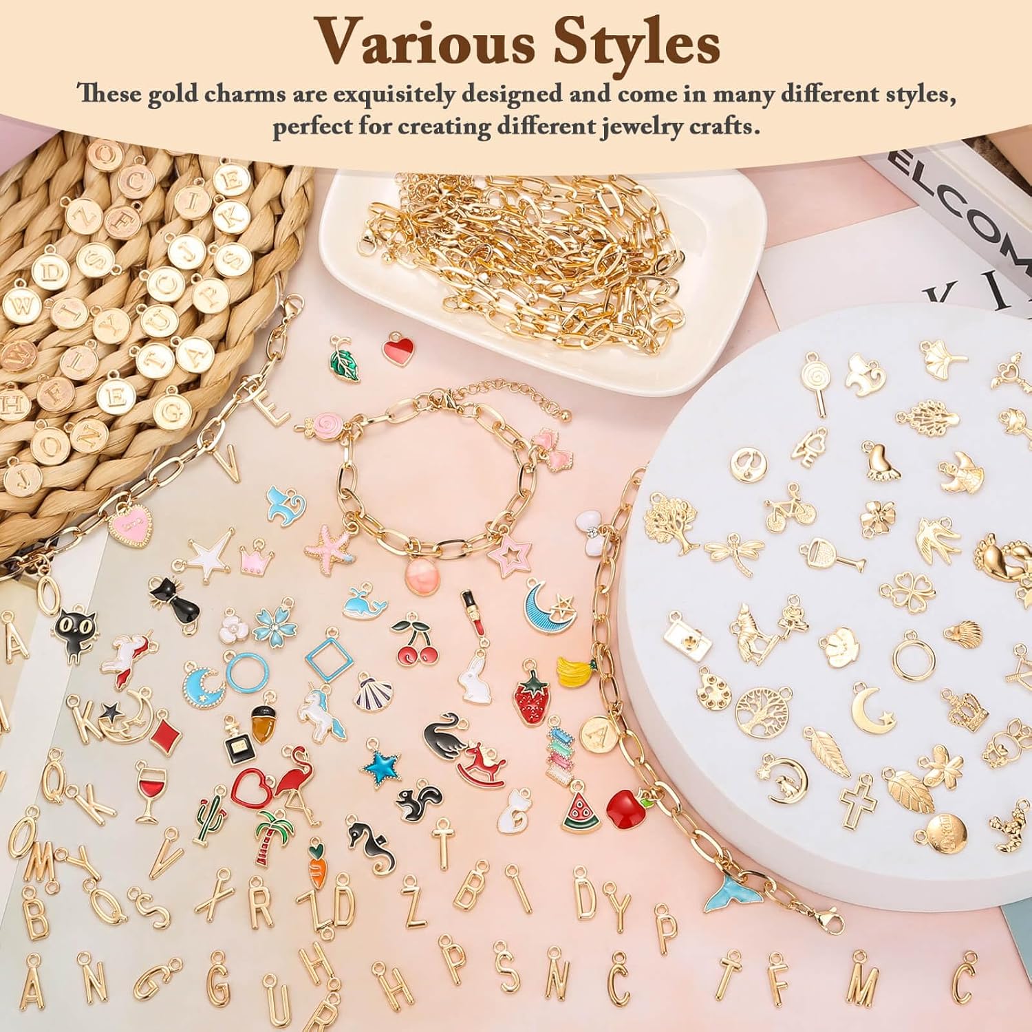 417Pcs Charm Bracelet Making K - Jewelry Making Party For Adults ulasan dan harga