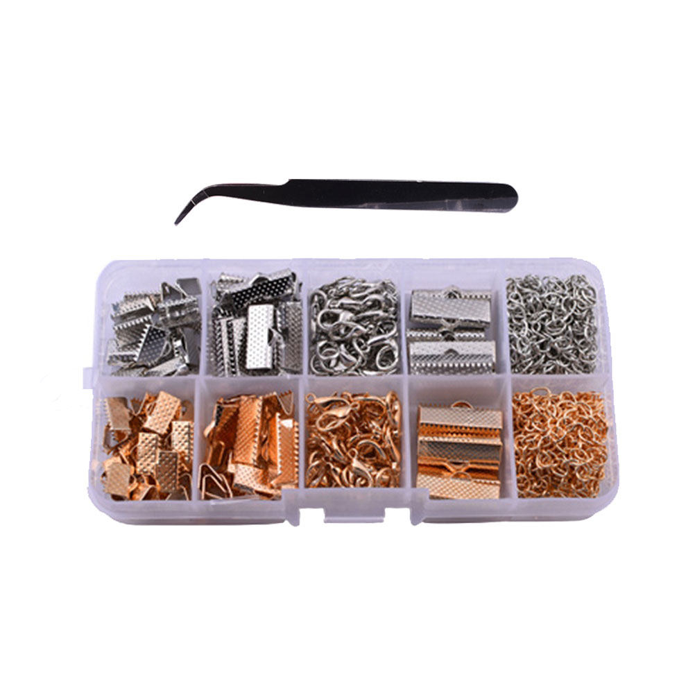 371pcs Golden Necklace Buckle  - Jewelry Making Tool Kit ulasan dan harga