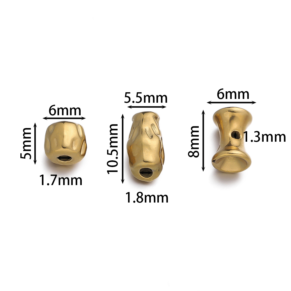 5/10pcs Stainless Steel Irregu - Jewelry Making Youtube ulasan dan harga