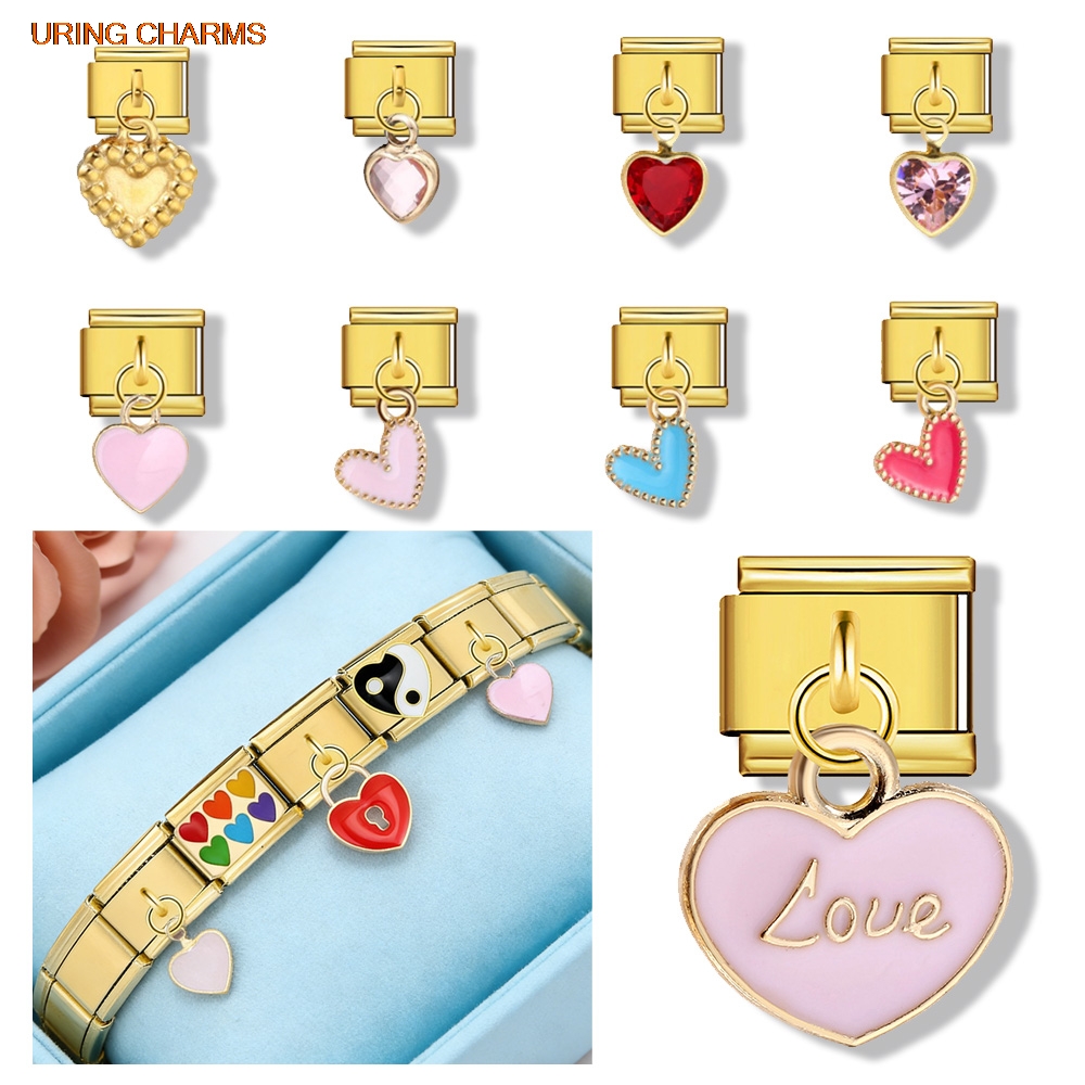 URING Elastic Charm Gold Color - Jewelry Making For Couples ulasan dan harga