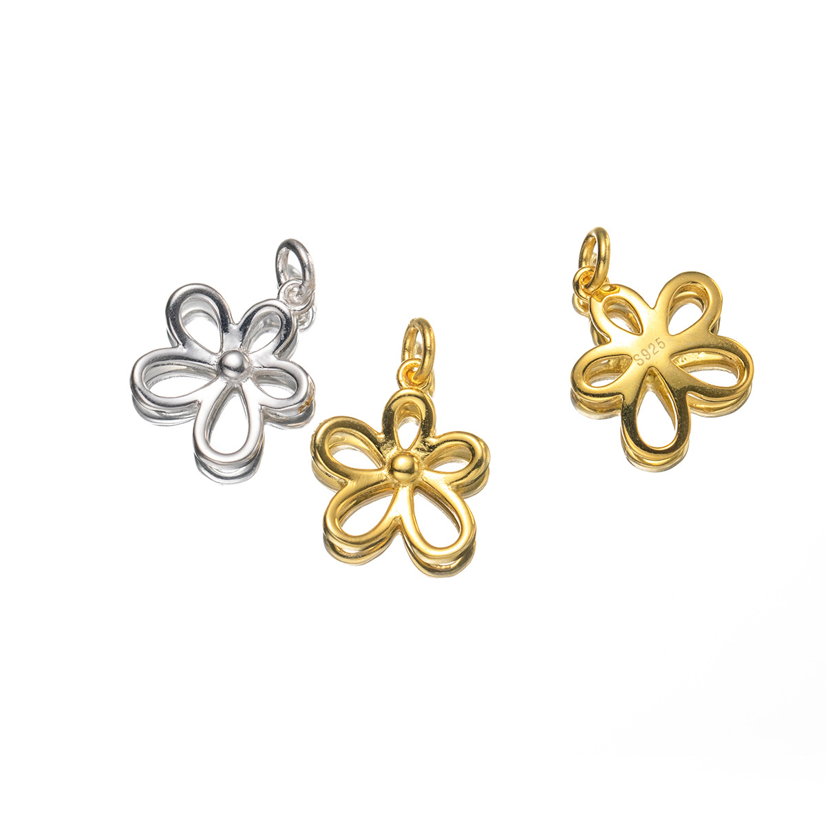 925 Sterling Silver Hollow Flo - Jewelry Making In La ulasan dan harga