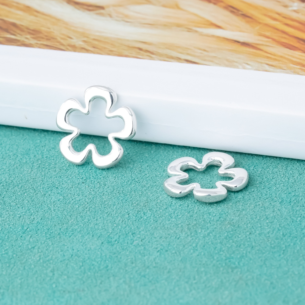 925 Sterling Silver Hollow Flo - Jewelry Making In La ulasan dan harga