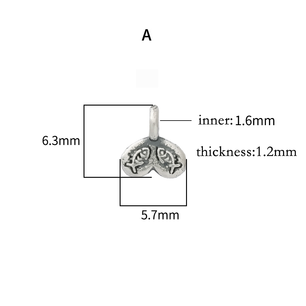 925 Sterling Silver Heart & Fi - Jewelry Making In La ulasan dan harga
