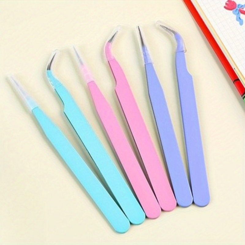 6pcs Tweezers Set - Angle and  - Jewelry Making Tool Kit ulasan dan harga