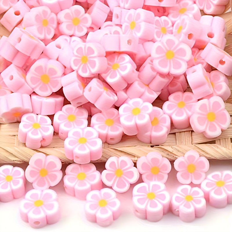 80pcs 10mm pink plum blossom s - Jewelry Making For Couples ulasan dan harga