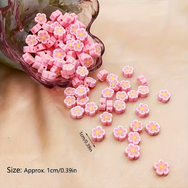 80pcs 10mm pink plum blossom s - Jewelry Making For Couples ulasan dan harga
