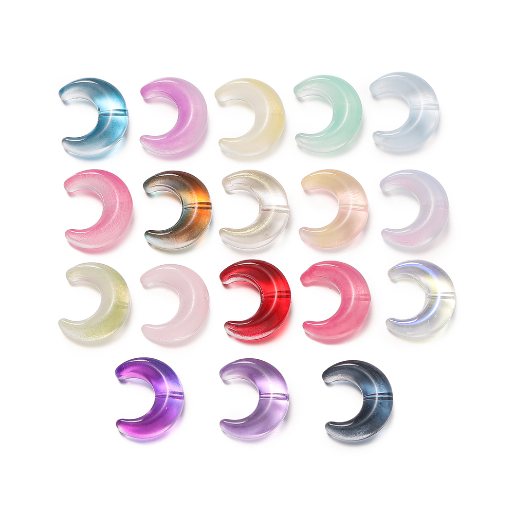 10pcslot Trendy Moon Shape Lam - Jewelry Making Beginners ulasan dan harga