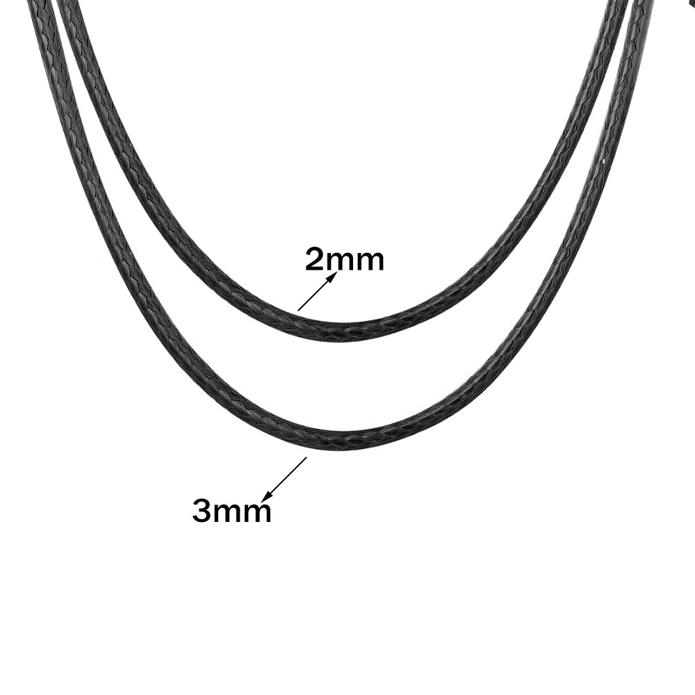 2MM/3MM 45/50/60cm Black Water - Jewelry Making Wax ulasan dan harga
