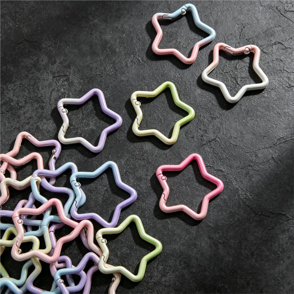 5PCS Gradient Star Shape Sprin - Jewelry Making School ulasan dan harga