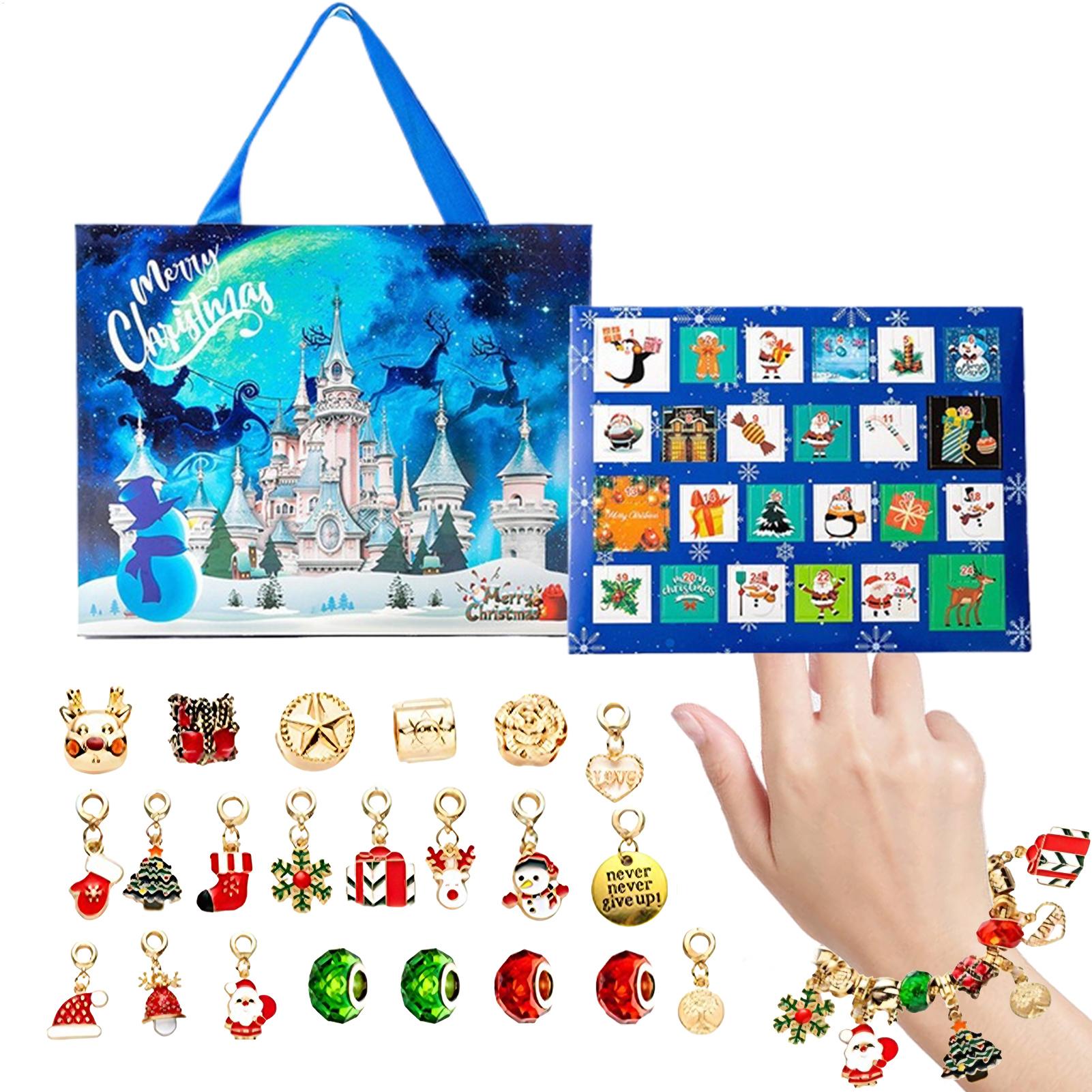 2025 Christmas Charm Bracelet  - Jewelry Making Advent Calendar ulasan dan harga