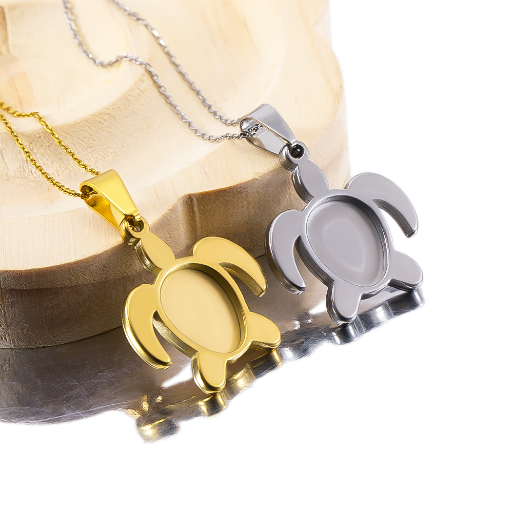 1pc 5pcs Stainless Steel Gold  - Pendant Blank Bezel ulasan dan harga